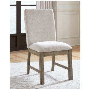 Langford Upholstered Dining Chair, Light Grayish Brown