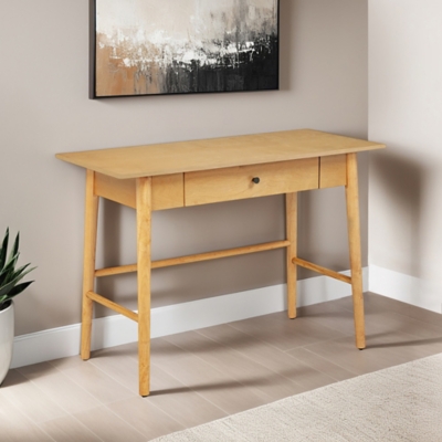 Linon Charlotte 42" Home Office Desk, Natural