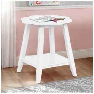 Linon Macey Side Table, White