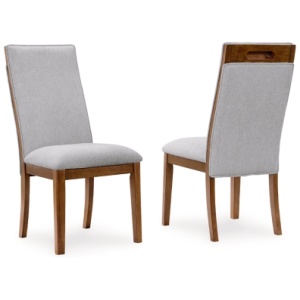 Lyncott Dining Chair, Beige/Brown