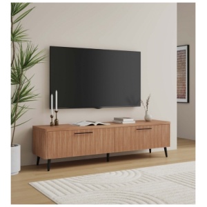 Manhattan Comfort Jodie 68.9" TV Stand, Maple