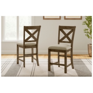 Moriville Counter Height Bar Stool, Beige