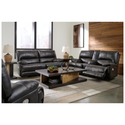 Mountainous Sofa, Loveseat and Recliner, Eclipse