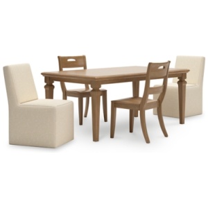 Mylarken Dining Table and 4 Chairs, Brown