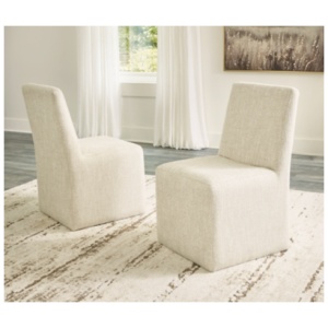 Mylarken Upholstered Dining Chair, Beige