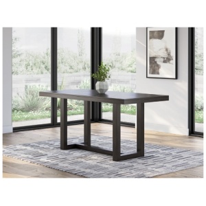 Neymorton Counter Height Dining Table, Dark Grayish Brown, Wood