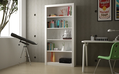 Olinda Bookcase, White
