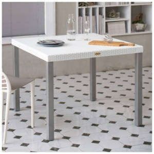 Oslo Outdoor Dining Table, White