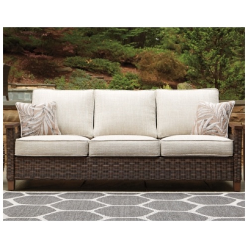 Paradise Trail Outdoor Sofa, Medium Brown