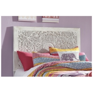 Paxberry Twin Panel Headboard, Whitewash