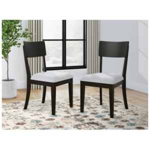 Portdown Next-Gen Nuvella™ Performance Fabric Dining Chair, Black