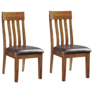 Ralene 2-Piece Dining Room Chair, Medium Brown