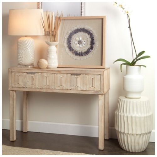 Relaxed Elegance Ryan Console Table, Gray