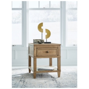 Sharlance End Table, Light Brown