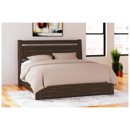 Starmore Queen Panel Bed, Brown