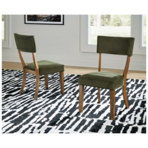 Steenlage Dining Chair, Green/Brown