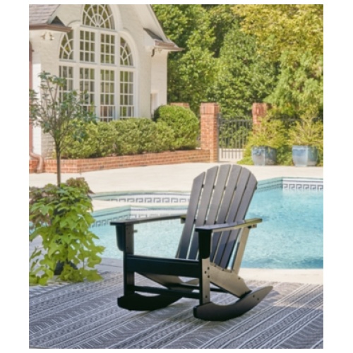Sundown Treasure Outdoor Rocking Chair, Black