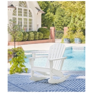 Sundown Treasure Outdoor Rocking Chair, White