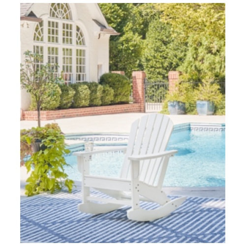 Sundown Treasure Outdoor Rocking Chair, White