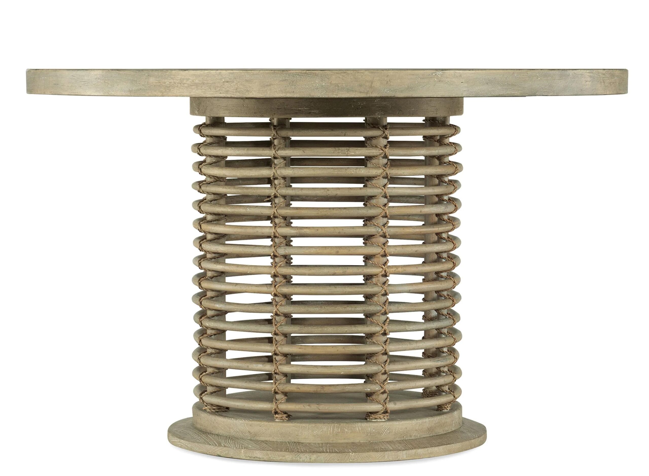 Surfrider 48in Round Rattan Dining Table
