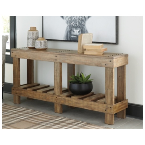 Susandeer Sofa/Console Table, Brown