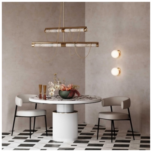 TOV Furniture Maxine Dining Chair, Cream