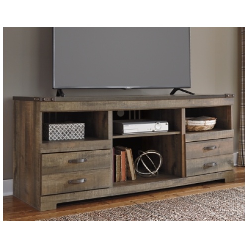 Trinell 63" TV Stand, Brown