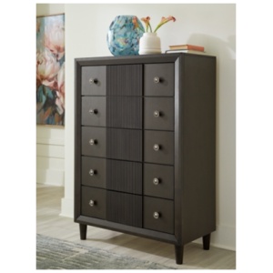 Urbantrack 5 Drawer Chest of Drawers, Dark Brown
