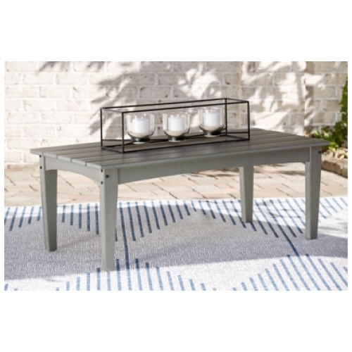 Visola Outdoor Coffee Table, Gray