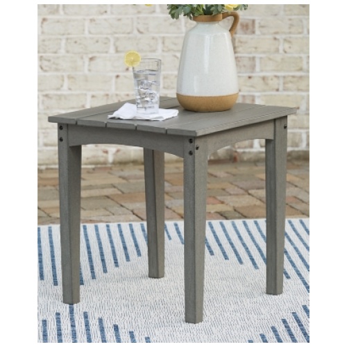 Visola Outdoor End Table, Gray