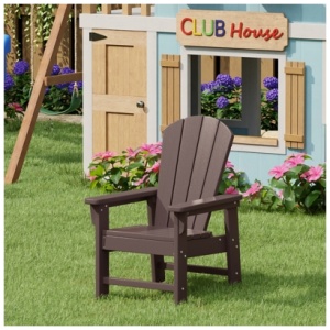 Westin Furniture Laguna Kids Outdoor Adirondack Chair, Dark Brown