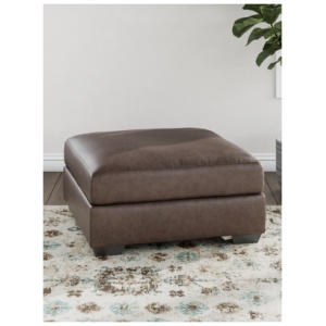 Whitlock Oversized Accent Ottoman, Umber