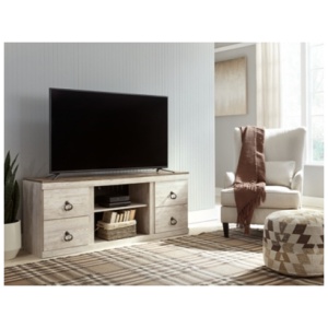 Willowton 2 Door 60" TV Stand, Whitewash
