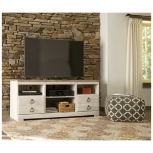 Willowton 63" TV Stand, Whitewash