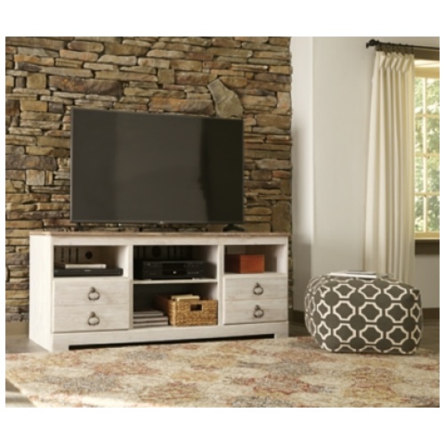 Willowton 63" TV Stand, Whitewash