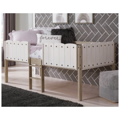 Wrenalyn Twin Loft Bed Frame, Two-tone