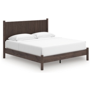 Cadmori King Panel Platform Bed, Brown