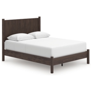 Cadmori Queen Panel Platform Bed, Brown