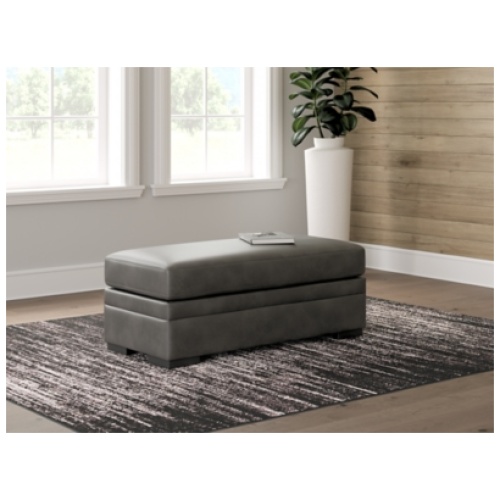 Dara Park Oversized Accent Ottoman, Shadow