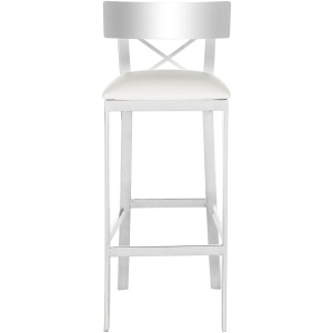 Denis Cross-Back Bar Stool