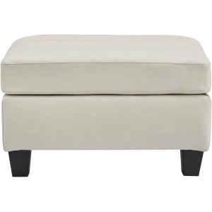 Grant Leather Ottoman