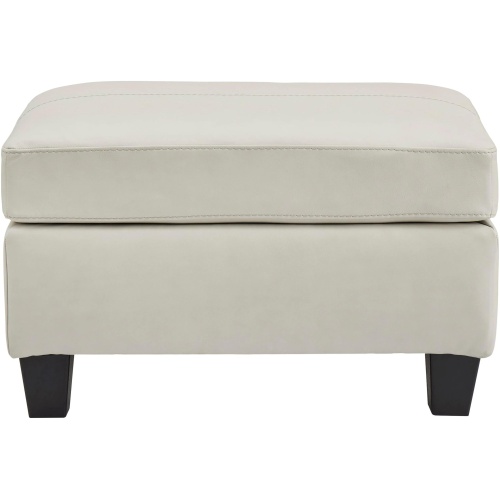 Grant Leather Ottoman