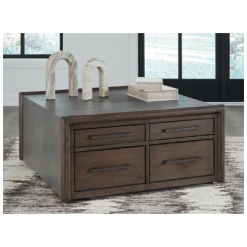 Kallenny Coffee Table, Brown/Gray