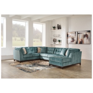 Laylabrook 3-Piece Sectional with Chaise, Teal