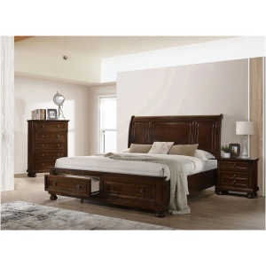 Meade 3-pc. Sleigh Storage Bedroom Set