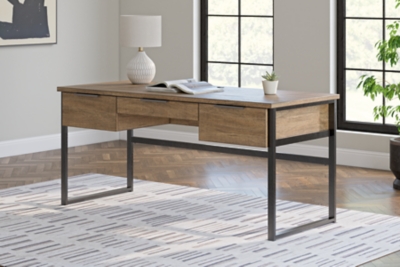 Montia 67" Home Office Desk, Light Brown