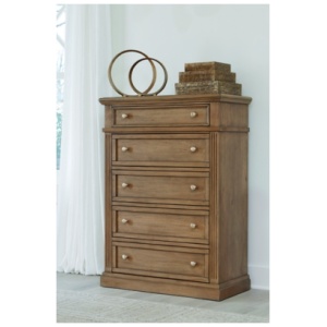 Mylarken 5 Drawer Chest of Drawers, Brown
