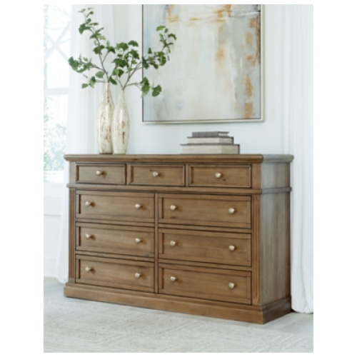 Mylarken 9 Drawer Dresser, Brown