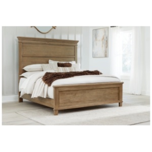 Mylarken California King Panel Bed, Brown