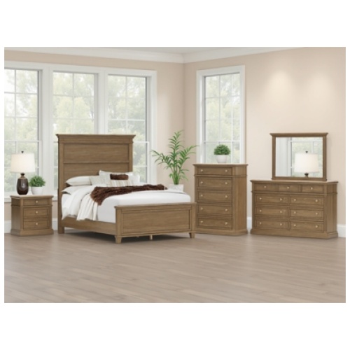 Mylarken Queen Panel Bed, Brown